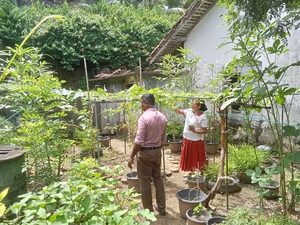 PGS Home Garden Monitoring Visit in Madapatha