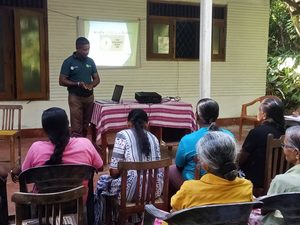 Home Gardening Training for Women Farmers in Habaraduwa