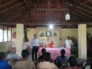An awareness session on the upcoming coconut and crop seedling distribution programme – Kuttiwila