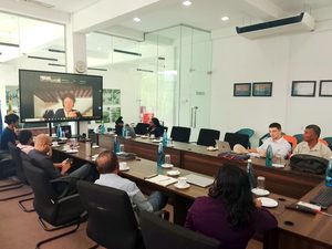 A strategic meeting on international collaborative programs organized by the Department of Agricultural Technology at SLTC was held recently.